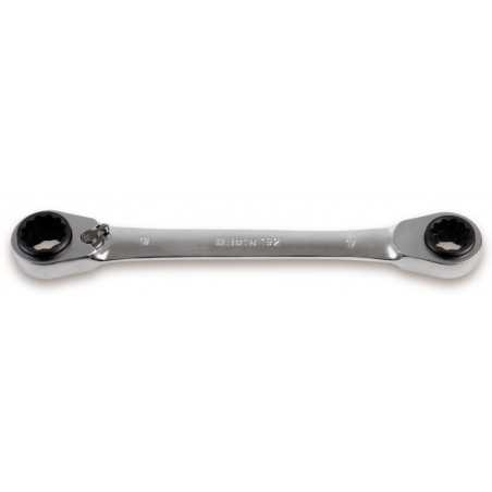 set, 2 wrenchs, reversible star ratchet with case (192 /s2)
