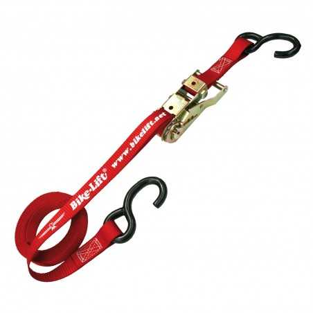 straps for transport with ratchet and hooks