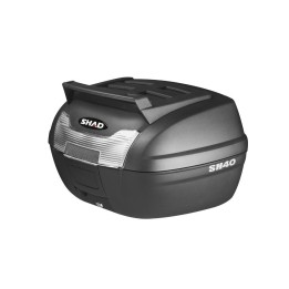cargo case with top rack for scooters and motorcycles sh40