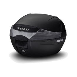suitcase for scooter and motorcycle with capacity for modular helmet and gloves sh33