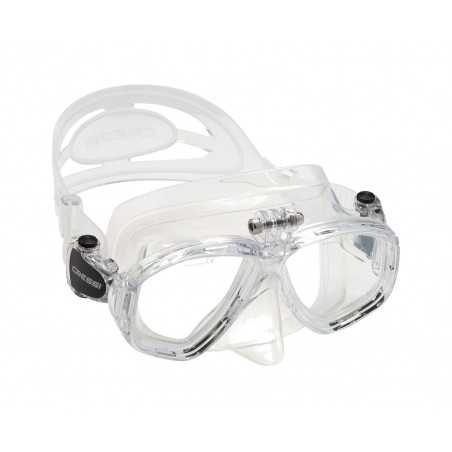 diving mask with adapter for action cam cameras | cressi action