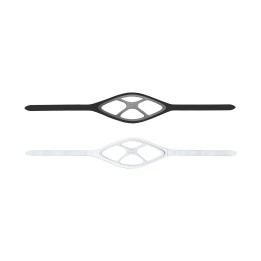 diving mask strap liquidskin - black