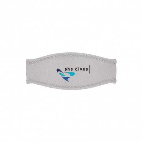 mask diving glasses strap trilastic she dives