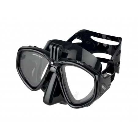 diving mask with support for gopro and action cameras - seac one pro