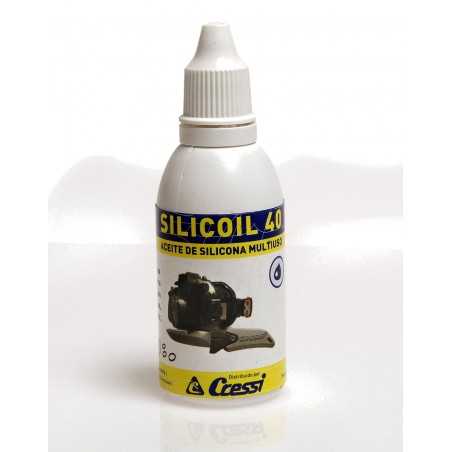 aceite de silicona multiuso 40ml silicoil para lubricación y engrase de elementos