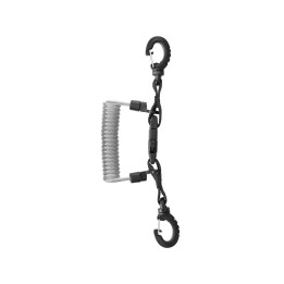 stainless steel spiral strap with ring