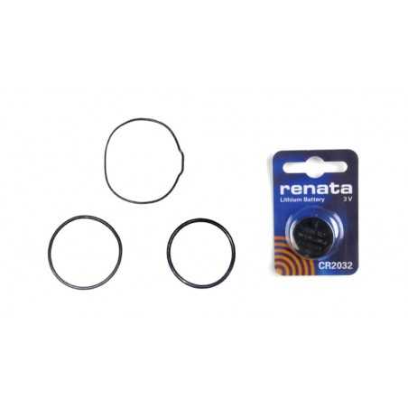 battery and o-ring kit for cressi newton/drake dive computer cr2430