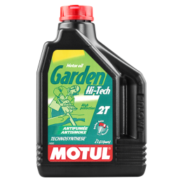 aceite lubricante para motor de jardinería de 2 tiempos - motul garden 2t hi tech 2 l