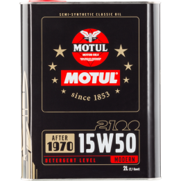 aceite lubricante para motor motul 2100 15w50 (classic) 2l