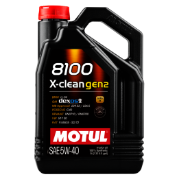 aceite lubricante para motor 8100 x-clean gen2 5w40