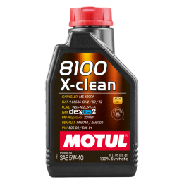 aceite lubricante para motor motul 8100 x-clean c3 5w40 1l