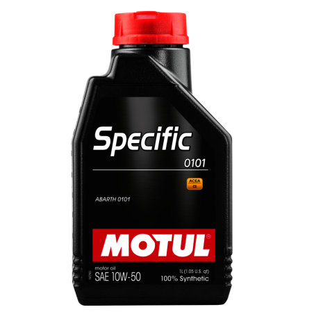 aceite lubricante motul specific 0101 10w-50 para motores de alta performance