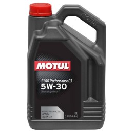 aceite lubricante para motor motul 6100 performance 5w30 c3 5l