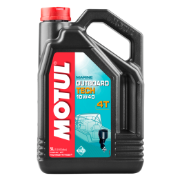aceite lubricante para motor de motos de agua y fueraborda motul tech 4t 10w40 5 l