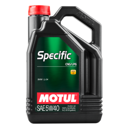 aceite lubricante para motor specific cng/lpg 5w40 5l - motul