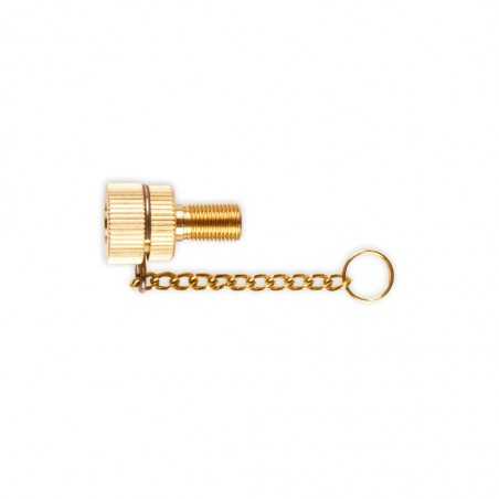 adaptador de válvula presta a schrader con anilla para bombas de taller