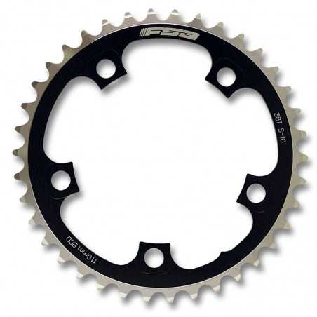 plato interno compact 1 fsa compact 110mm interno negro 38 - velocidades 10/11v bcd 110 dientes 36d