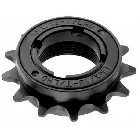 piñón bmx pro de acero cromoly de 13 dientes, negro, 30mm
