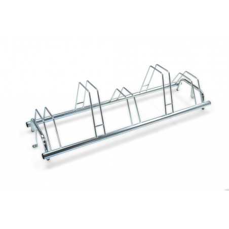 soporte fijacion al suelo para 5 bicis