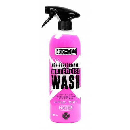 limpiador de moto en seco high-performance waterlesh wash 750 ml