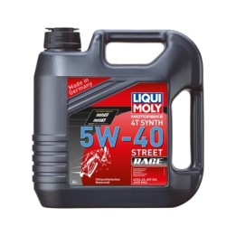 aceite lubricante para motor 4l motorbike 4t 100% sintético 5w-40 street race 1685