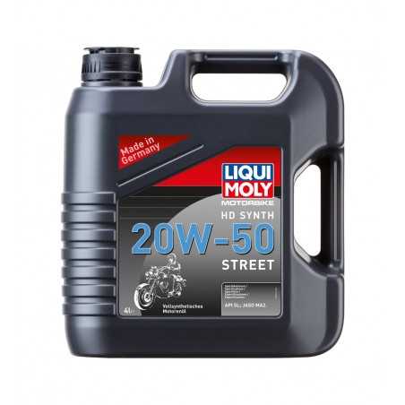 garrafa de aceite 100% sintetico hd 20w-50 street 4 l