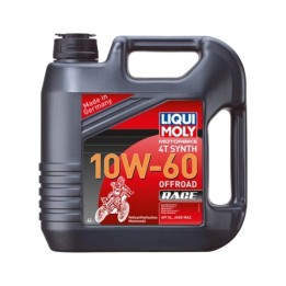aceite lubricante para motor 4l 100% sintético 4t synth 10w-60 off road race 3054