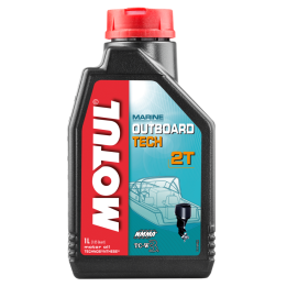 aceite lubricante nautica outboard tech 2t 1l - lubricante technosynthese® para motores de dos tiempos