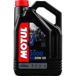 aceite lubricante 4t 3000 20w50 4t 4l para motores de cuatro tiempos