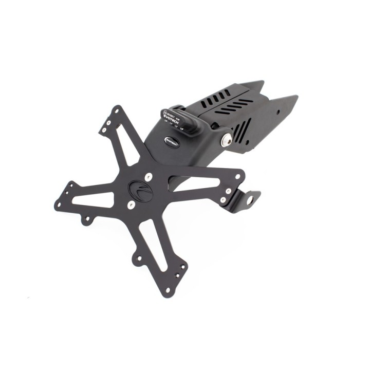 EVOTECH Soporte de matrícula para Aprilia Dorsoduro 750 08-12 - ESTR-1002
