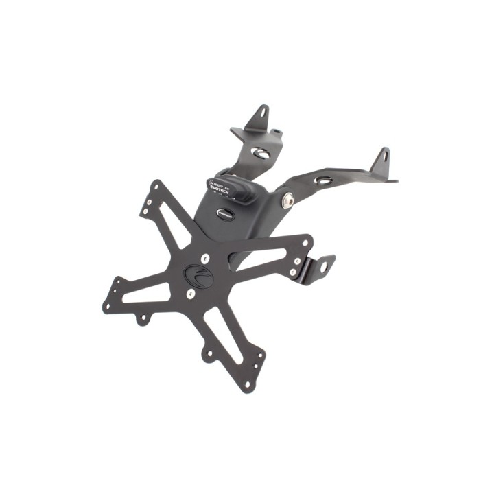 EVOTECH Soporte de matrícula para Aprilia RS125 06-14 ESTR-1004