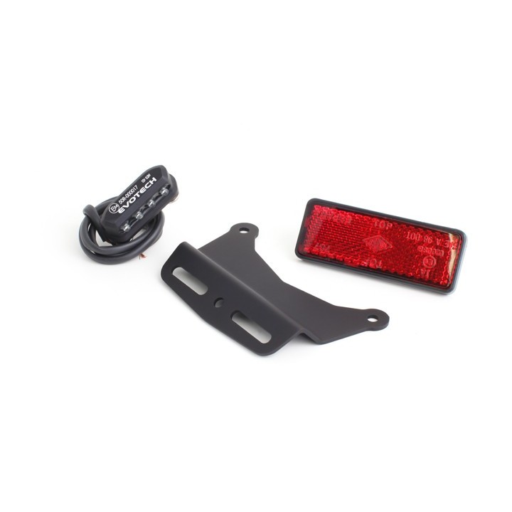 EVOTECH Kit accesorios porta matrícula 30º KIT-ELT-2