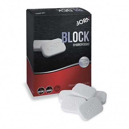 born energy block - tabletas energéticas para un extra de energía durante el ejercicio