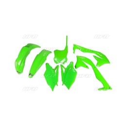kit de plastica completo kawasaki verde fluor kakit224aflu