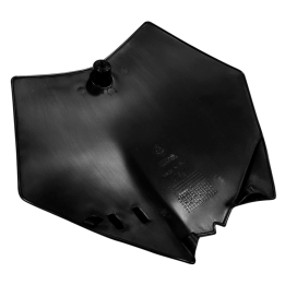 black front number plate kt03093-001 and black ufo front license plate ktm