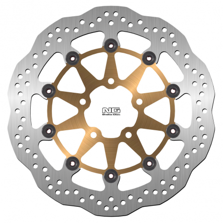 disco de freno delantero ondulado 458x ø320 x ø69 x 5 mm