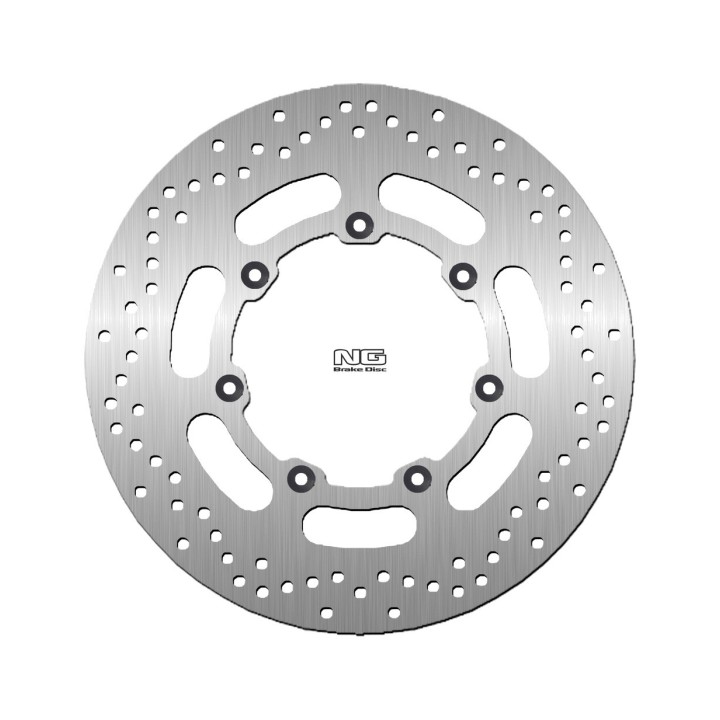 NG BRAKE DISK Round clamp-on with 130/300mm diameter and 7 holes, 5mm thickness for safe braking 962102