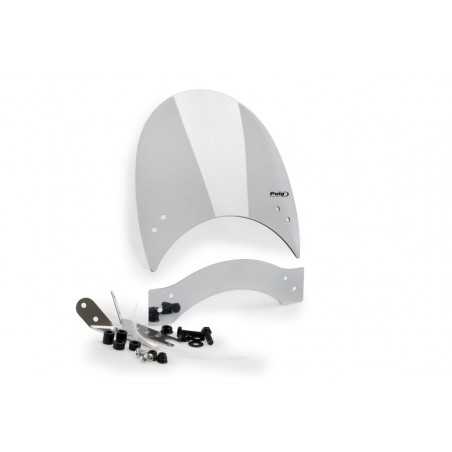 motorcycle windscreen and handguards - roadster model