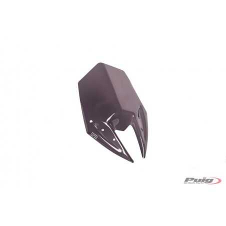 windscreen and handguards for naked motorcycles