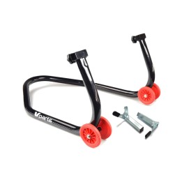 rear stand with brackets for swingarm spools