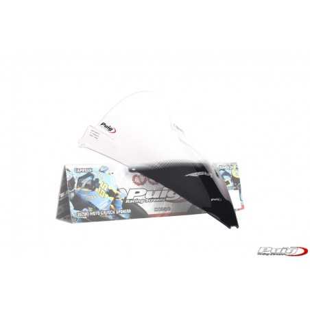 double height racing screen for motorcycle