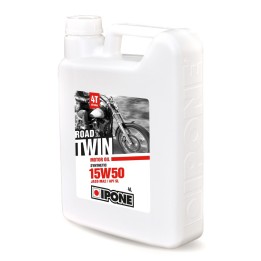 aceite lubricante para motor ipone road twin 15w50 - 4l