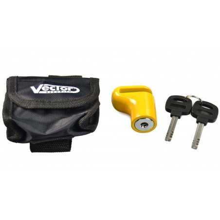 candado de disco snake vector - alta seguridad para motos y bicicletas
