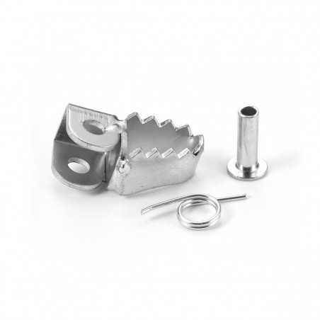 brake pedal toe + rivet + spring