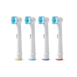 4 testine di ricambio per spazzolino da denti compatibili con oral-b, equivalenti all''originale