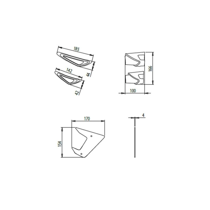 Aileron set  DOWNFORCE