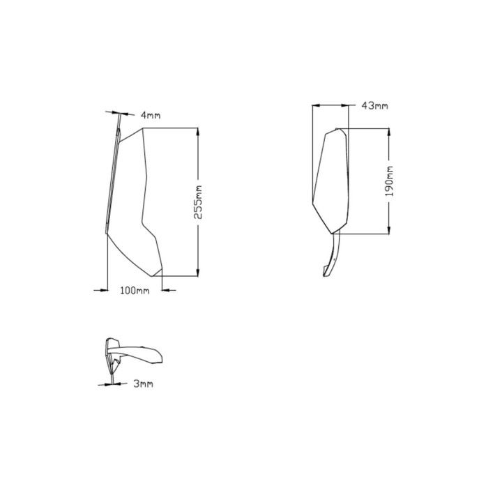 PUIG Querruder eingestellt DOWNFORCE 3658