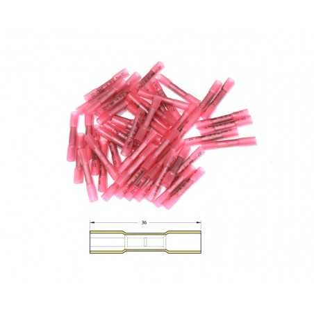 conector punta-punta termorretractil 0.5/1.5 mm 50 u