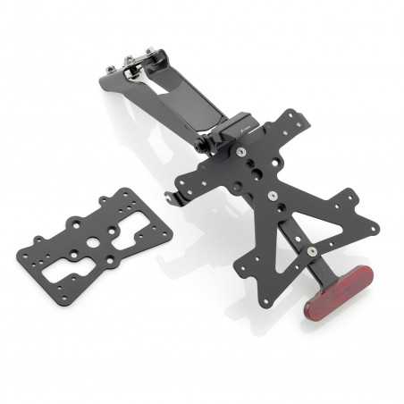 support, de plaque d'immatriculation aluminium fox