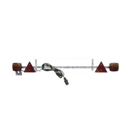 sæt til udtrækkelig baglygte til trailer 7.5 m 7 pins 12v 5w 120x220 cm